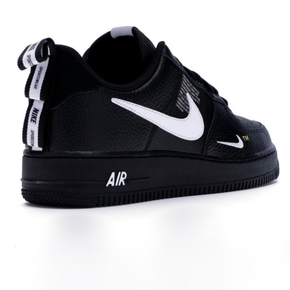 Nike Air Force 1 Low Black & White Men’s 8.5 NIB - Picture 2 of 10